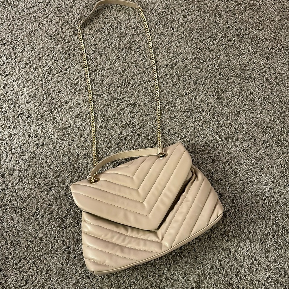 new tan purse